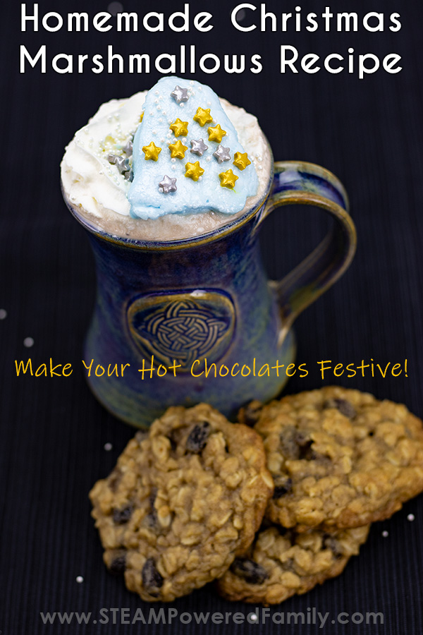 Christmas Marshamallows Recipe with cookies