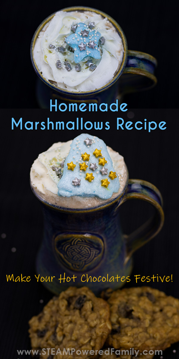 Homemade marshmallows with hot chocolate recipe