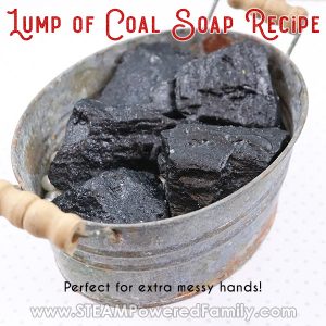 Lump of Coal Soap Recipe