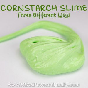 Cornstarch slime