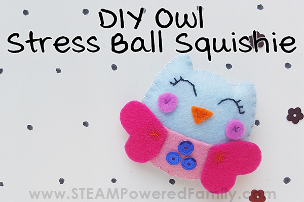 How To Make A Plush Owl Stress Ball