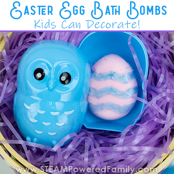Easter Egg Bath Bombs for Kids to Decorate