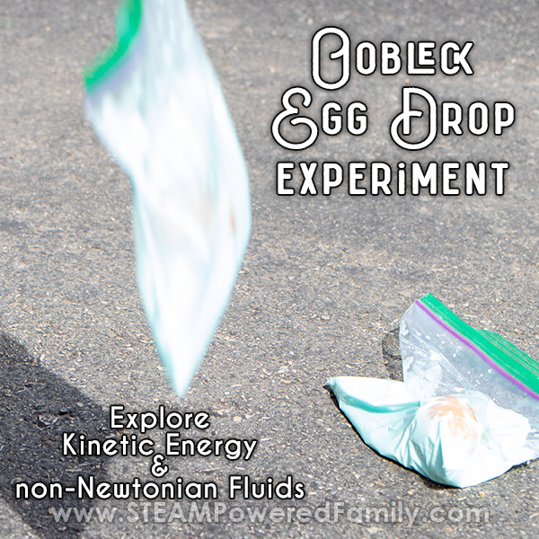 Oobleck Egg Drop Experiment