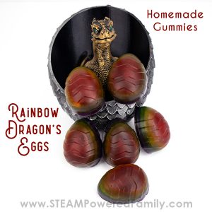 Homemade Gummies –  Rainbow Dragon’s Eggs