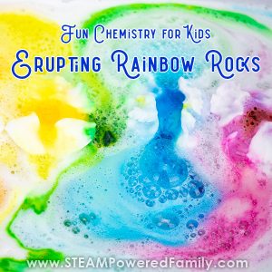 Erupting Rainbow Rocks – Brilliant & Easy Chemistry for Kids