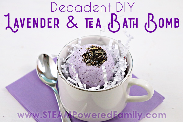 Tea and Lavender Bath Bombs