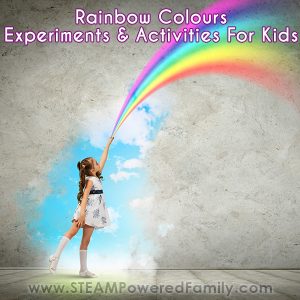 Rainbow science and activities for kids