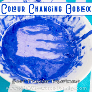 Colour Changing Oobleck With Thermochromatic Pigment