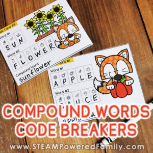 Compound word code breaker activity