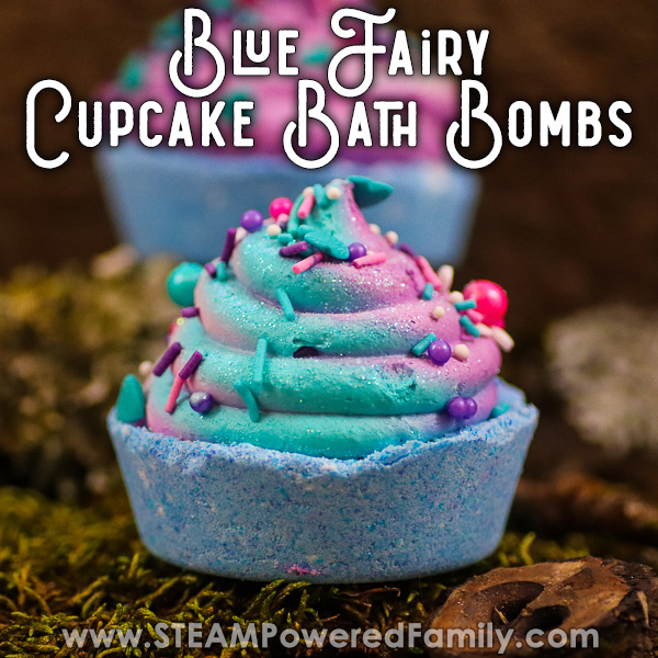 Magical Blue Fairy Cupcake Bath Bombs