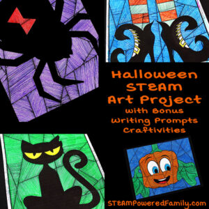 Halloween Art and Math STEAM Project