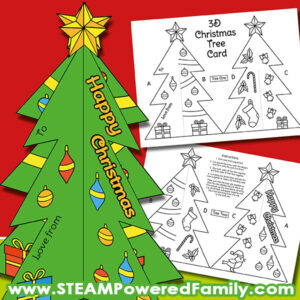 Build a 3D Standing Christmas Tree Card