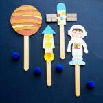 Space Puppet Craft and Writing Challenge