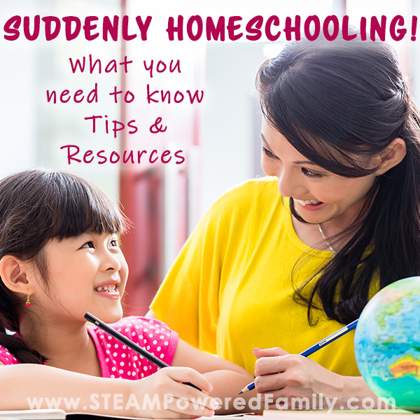Suddenly Homeschooling Tips and Resources