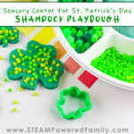 St. Patrick's Day Shamrock Playdough