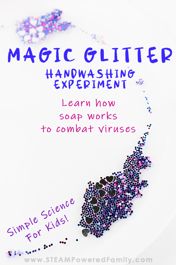 Magic Glitter Handwashing Experiment
