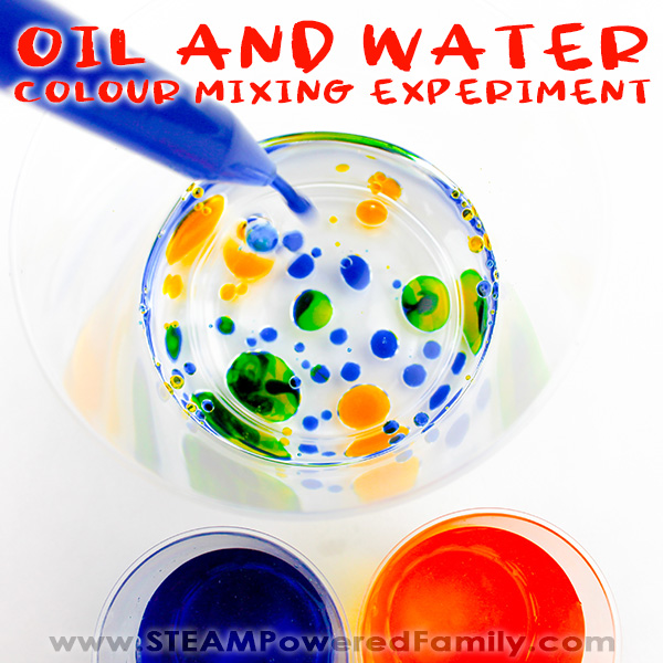 oil and water experiment