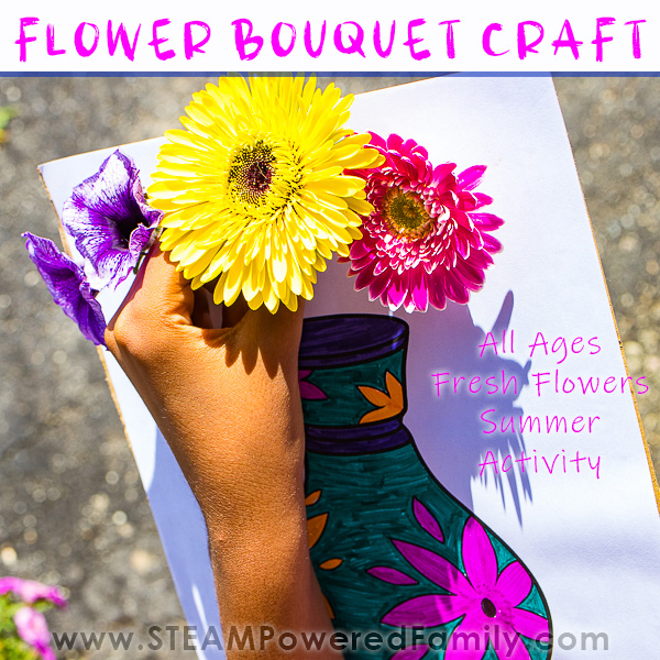 Flower Bouquet Craft Project