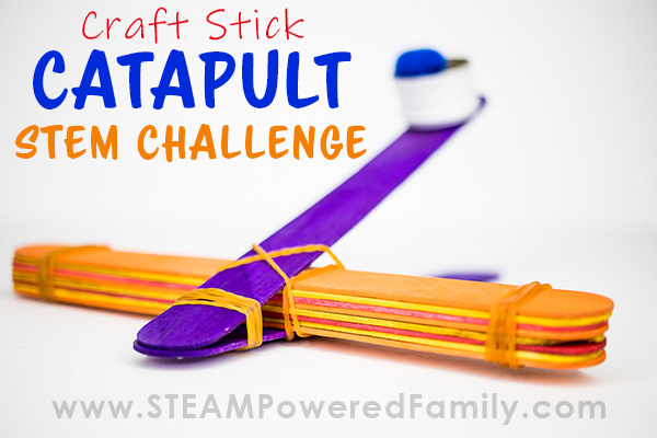 Craft stick catapult
