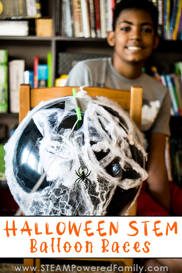 Halloween STEM Balloon Races Physics Challenge