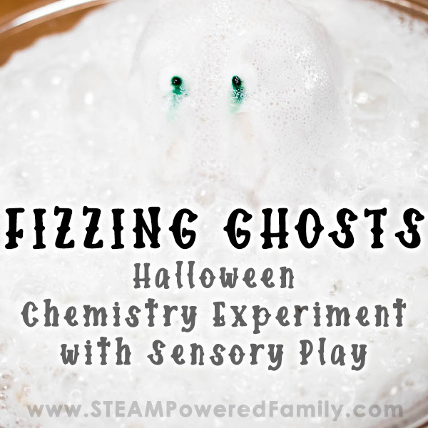 Fizzing Ghosts Halloween Moon Dough