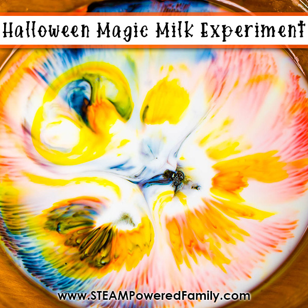 Halloween Magic Milk Experiment