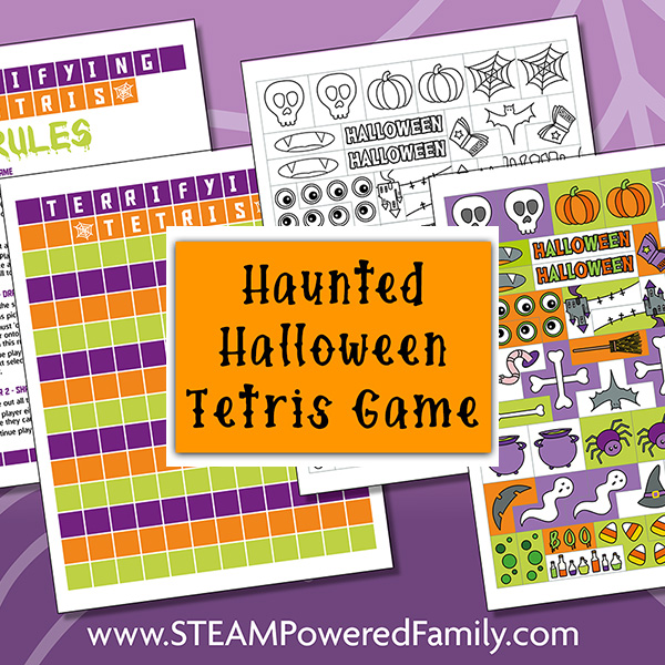Halloween Tetris Printable Game