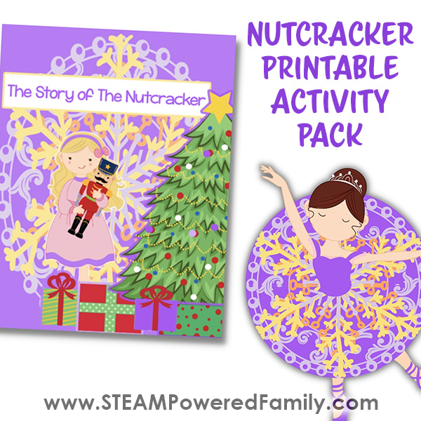 Nutcracker Printable Activity Pack and Craft