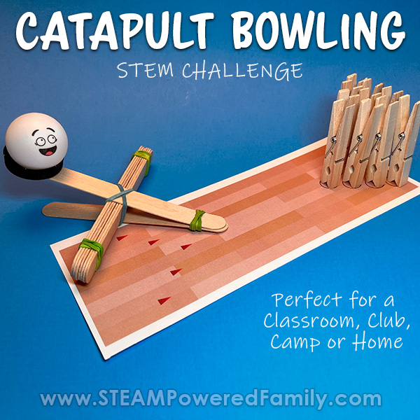Catapult Bowling STEM Game