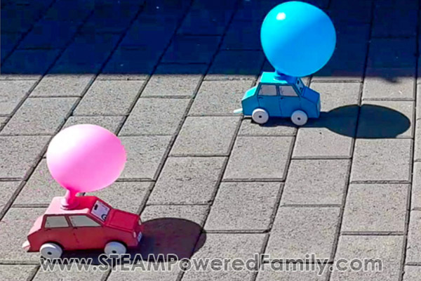 Balloon cars stem project