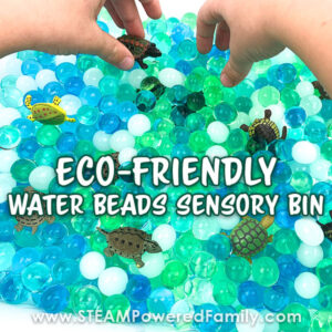 Water Beads for Kids – Sea Turtle Sensory Bin