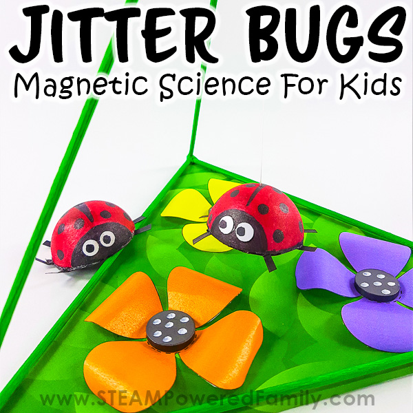 Jitter Bugs Magnetic Science Experiment and STEM Project