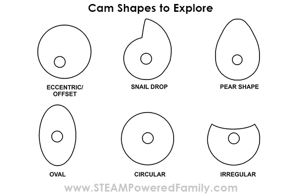 Cam Shape Possibilities for Automata