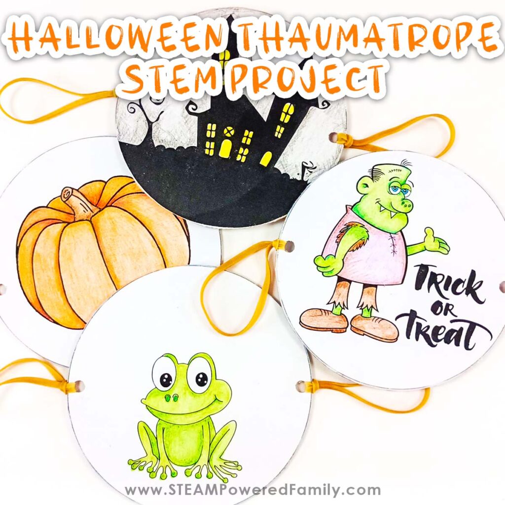 Halloween Thaumatrope STEM Project