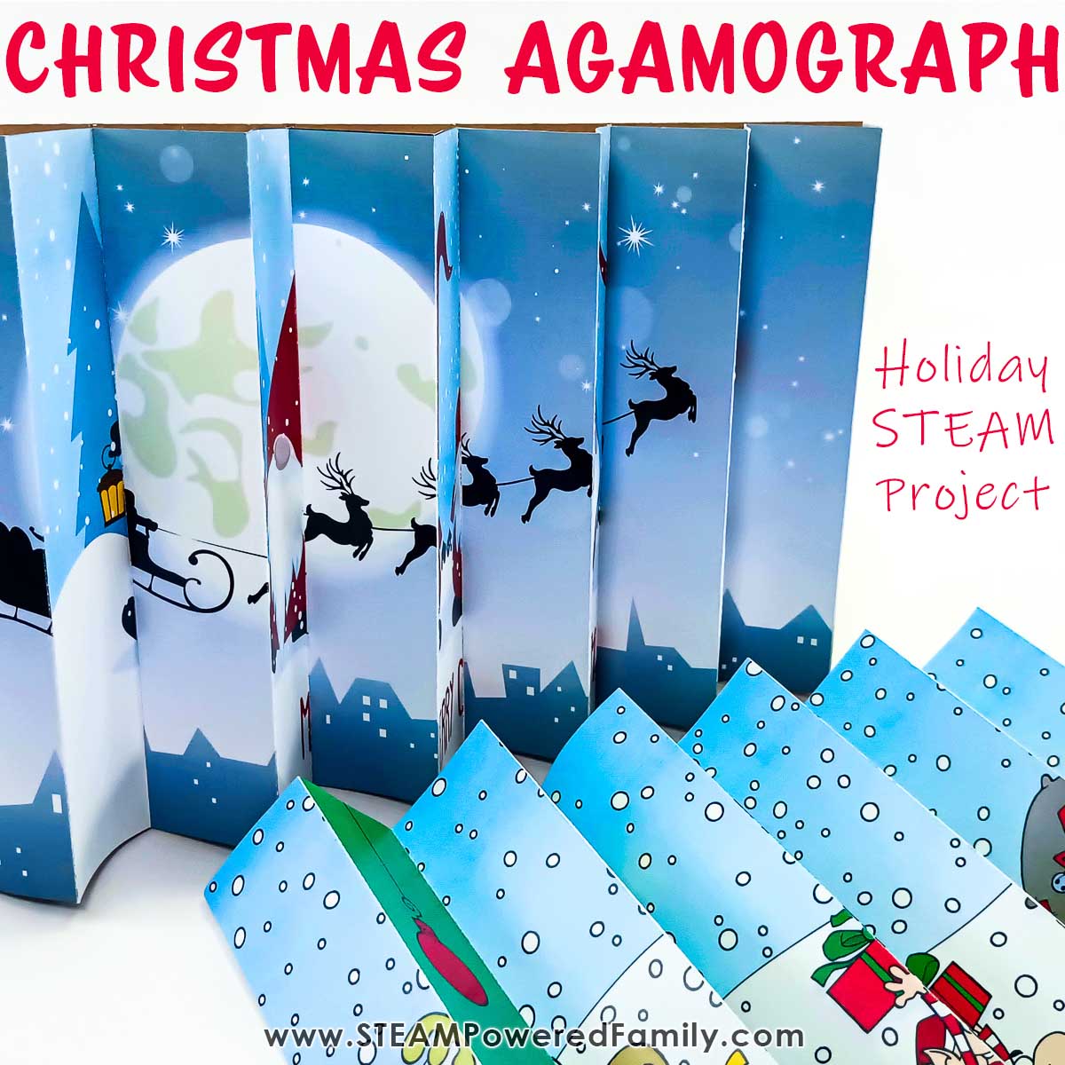 Christmas Agamograph STEAM Project