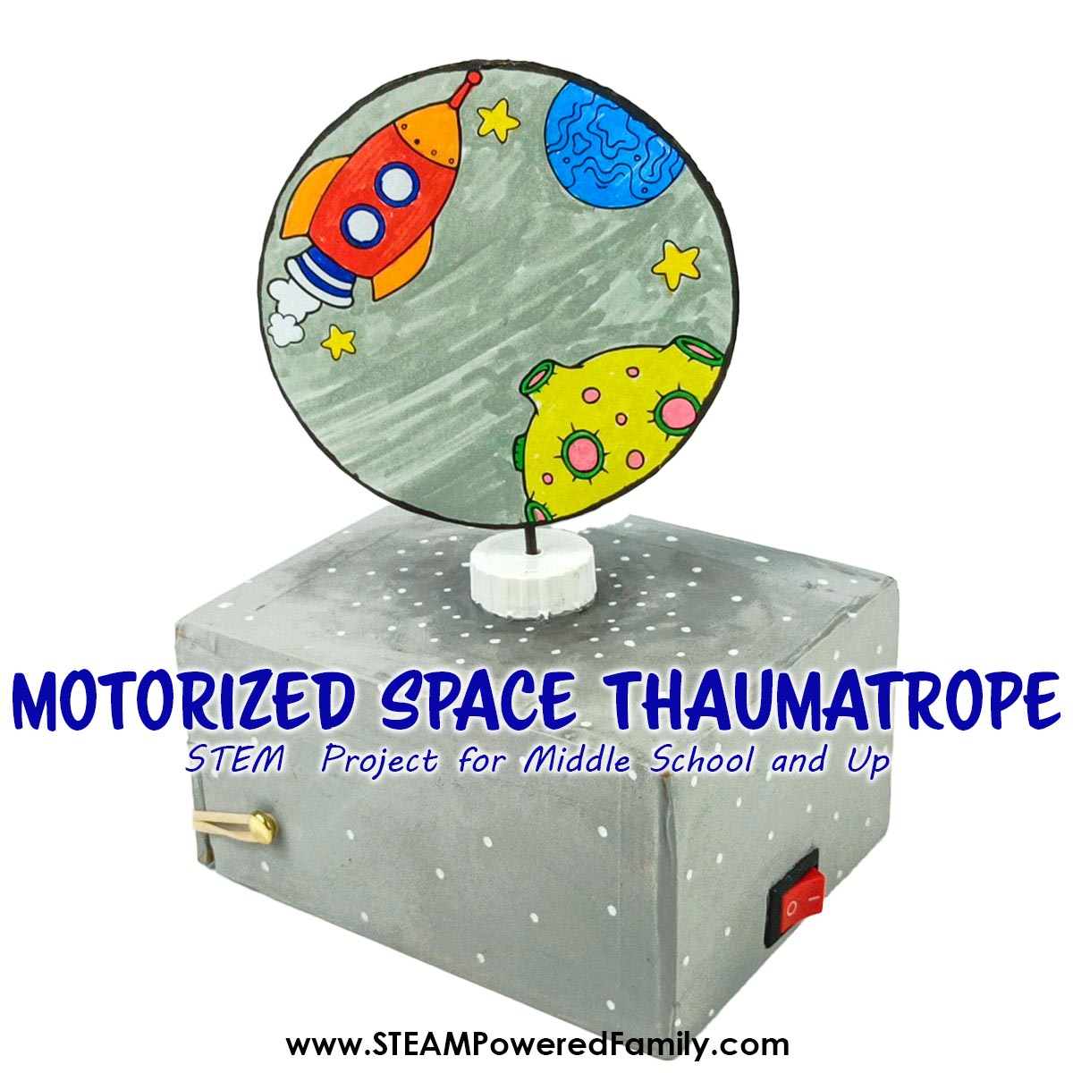 Motorized Space Thaumatrope