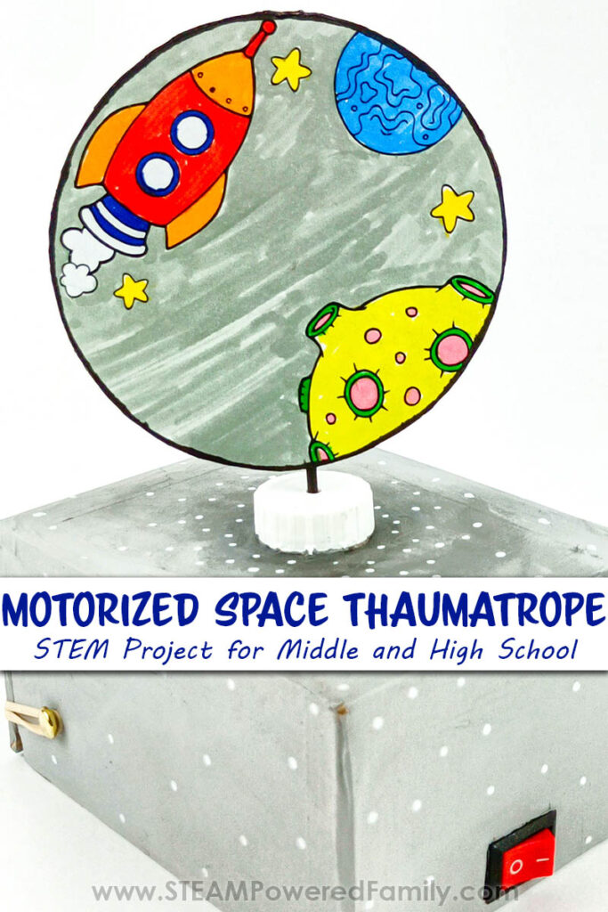 Motorized Thaumatrope STEM Project