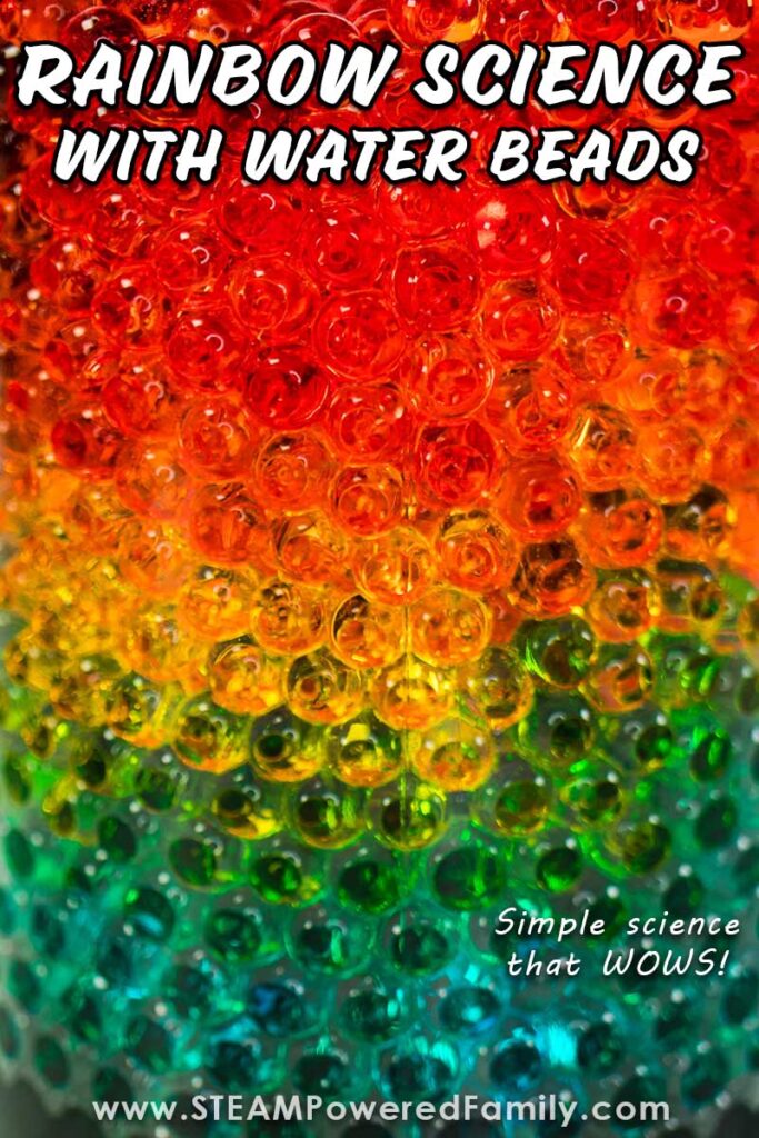 Rainbow Science with Water beads