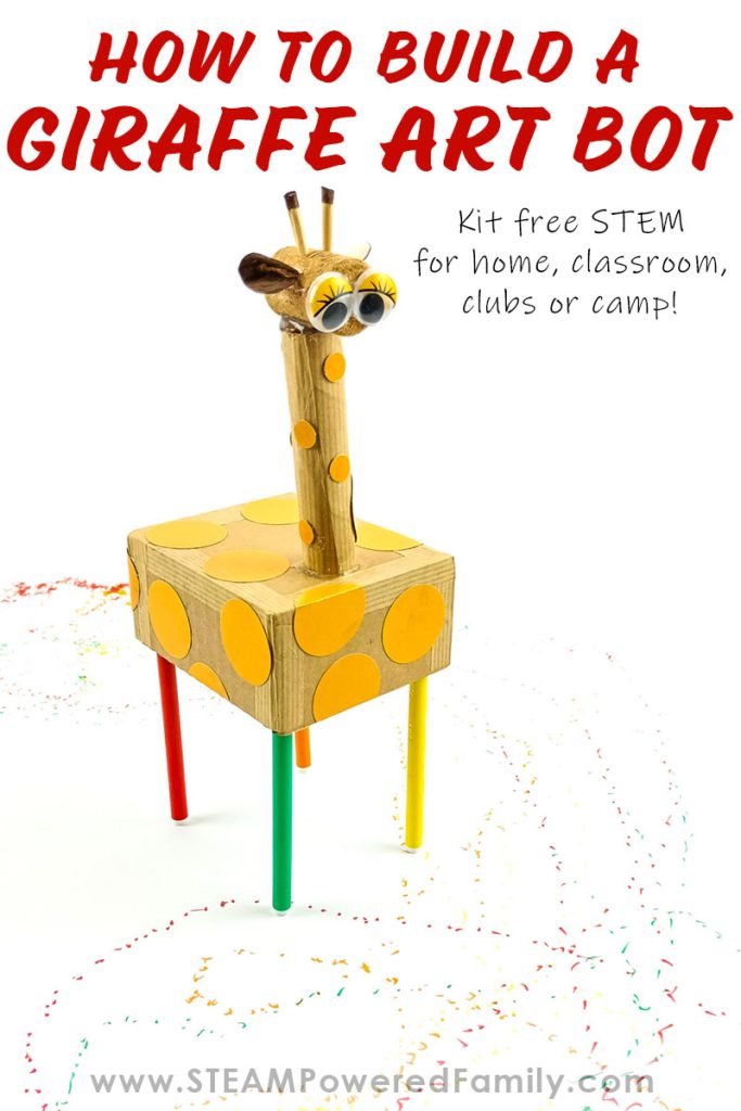 Giraffe art bot STEAM project
