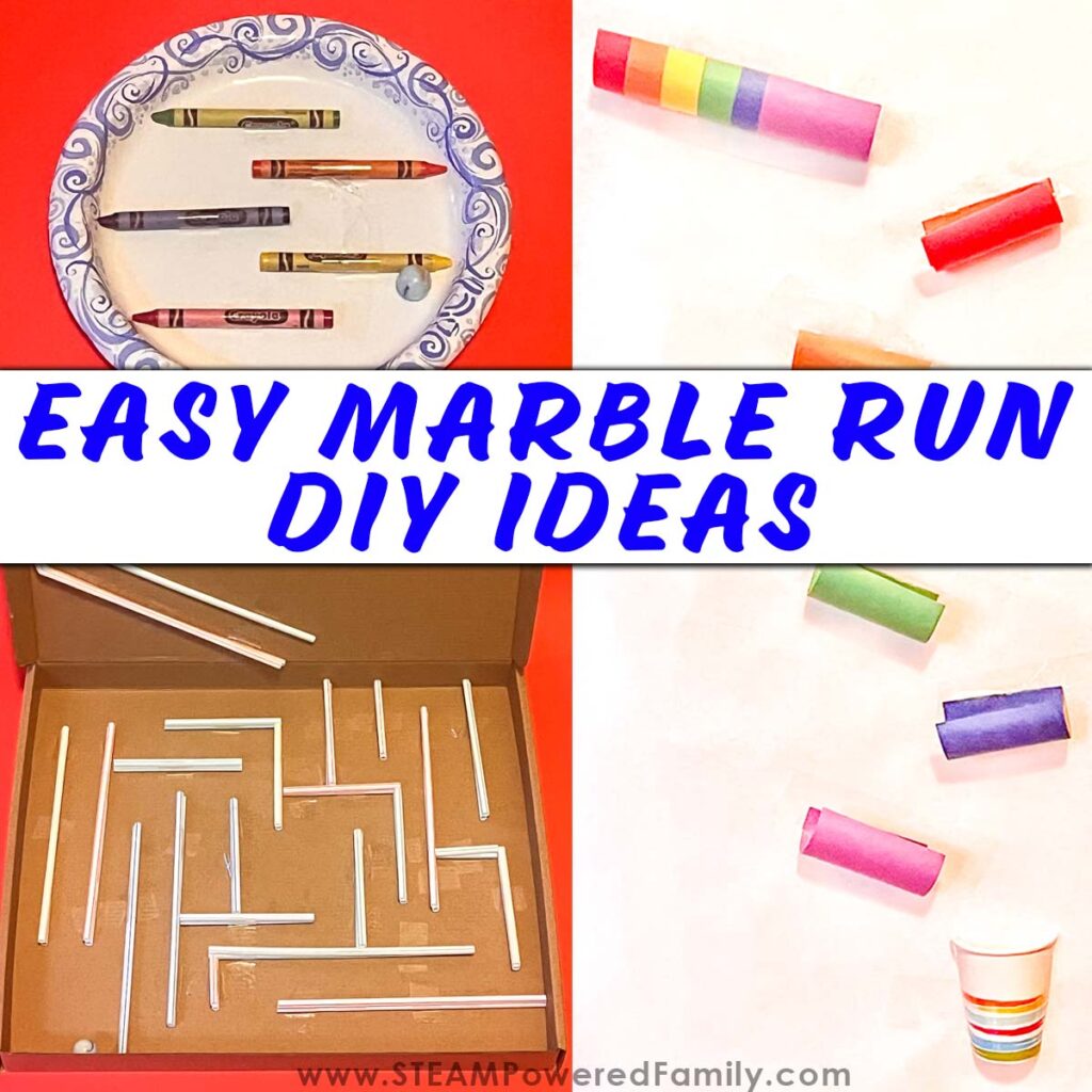 Marble Run Ideas using Recycled Materials