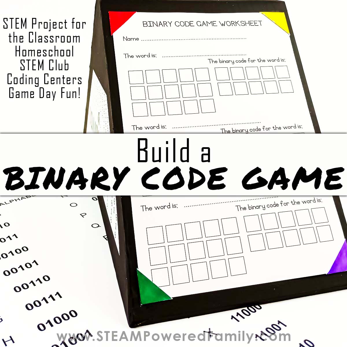 Binary Code Game STEM Project