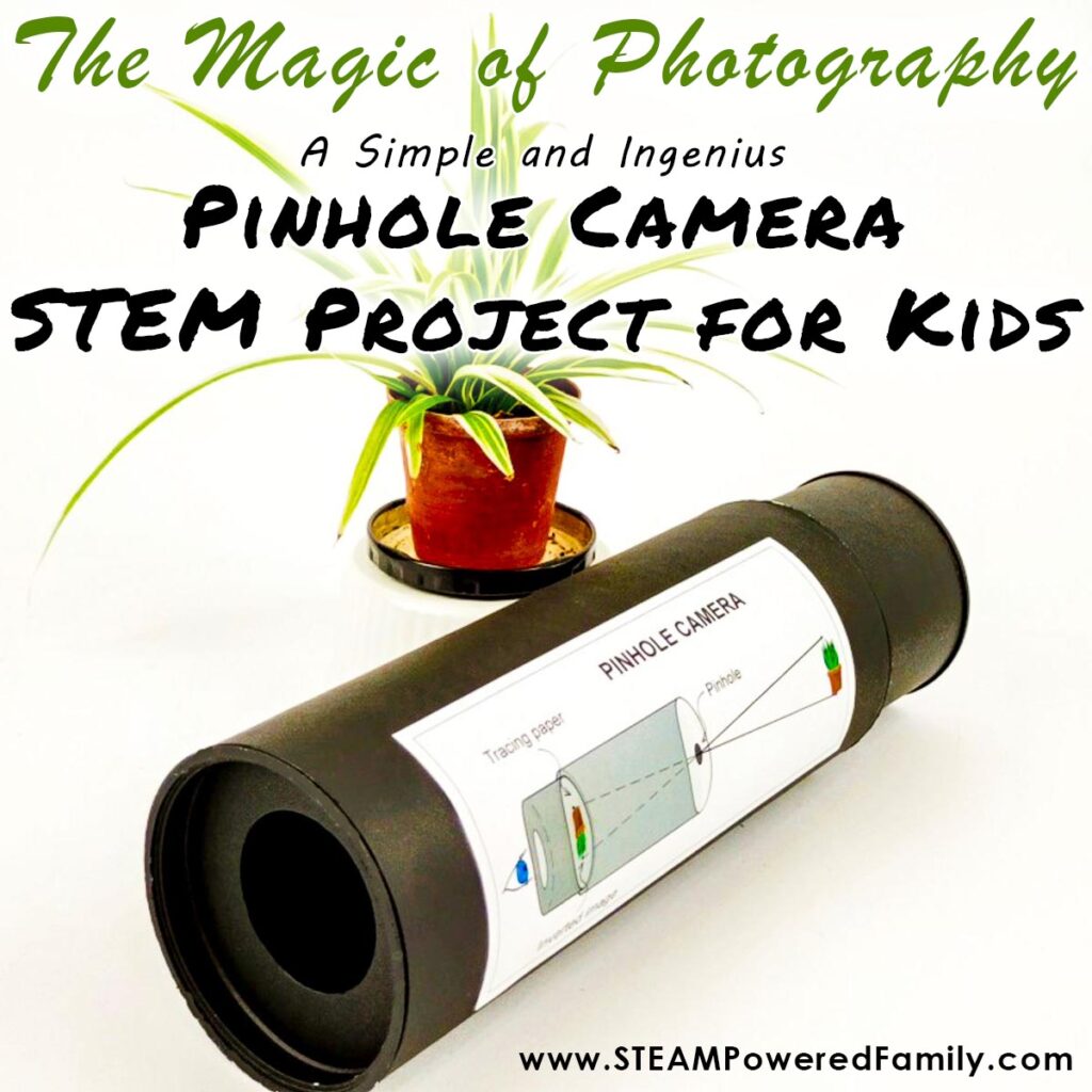Pinhole camera STEM project for kids