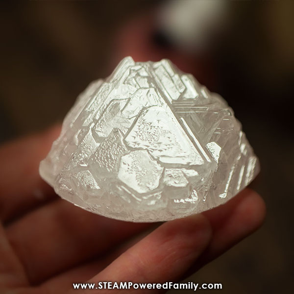 Large Alum Crystal Close Up