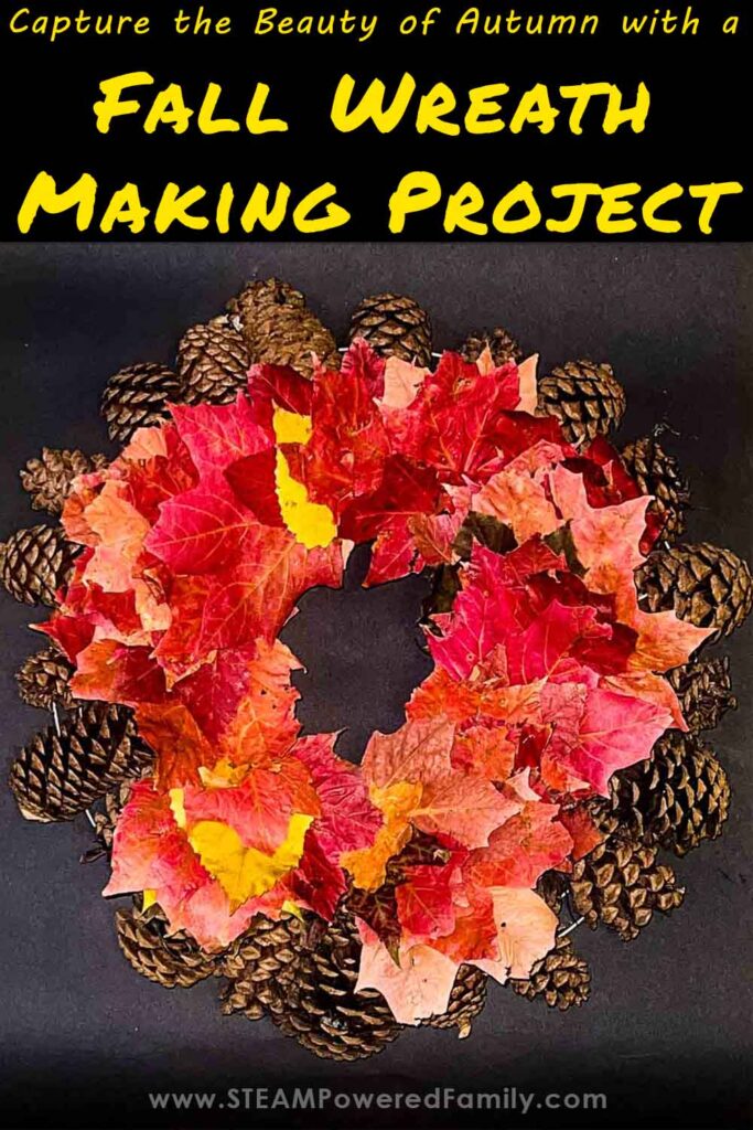 Fall Wreath Making Project for Kids