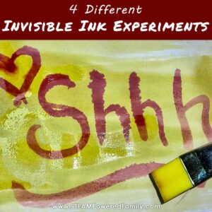 Invisible Ink Project – No Fire Required!