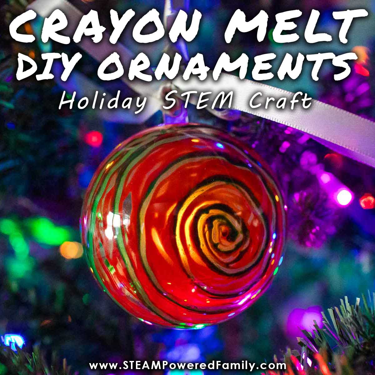 DIY Crayon Melt Ornaments
