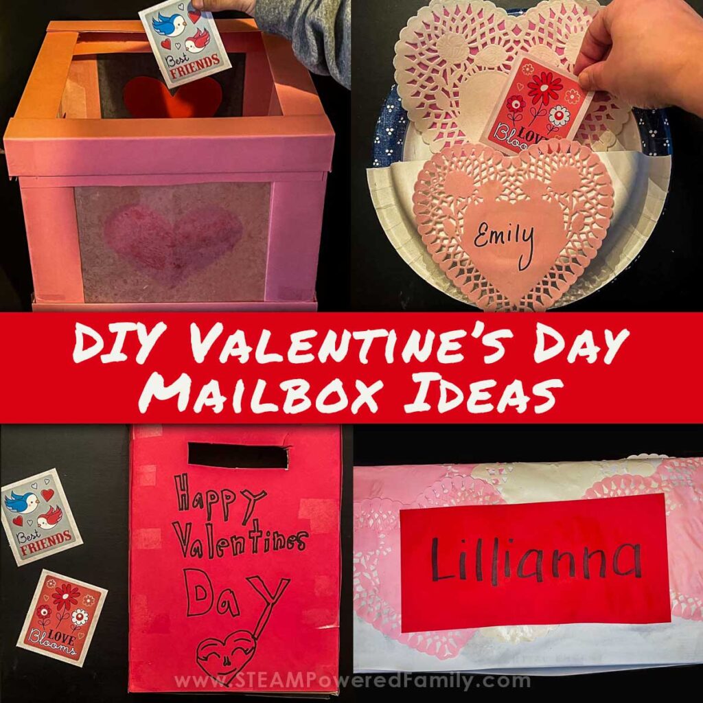 4 Valentine's Day Mailbox DIY projects for kids