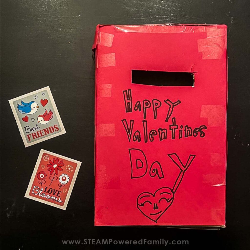 Simple Valentine's Day Mailbox idea for little ones