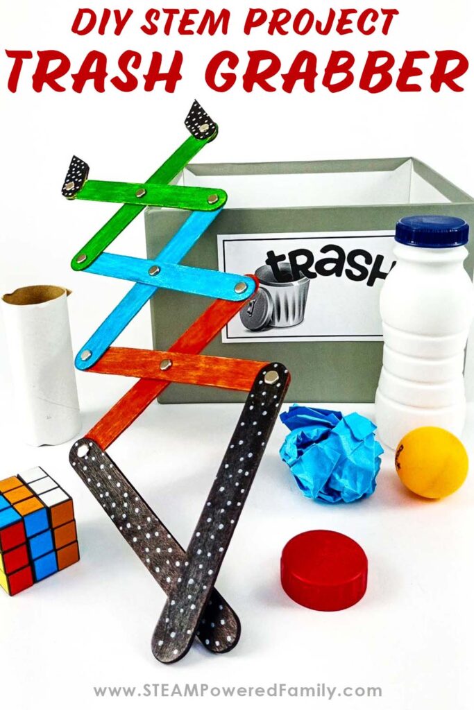 DIY Trash Grabber STEM Project for Kids