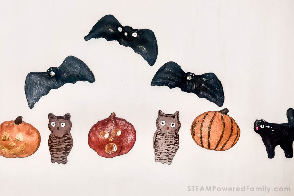 Salt Dough Ornaments for Halloween